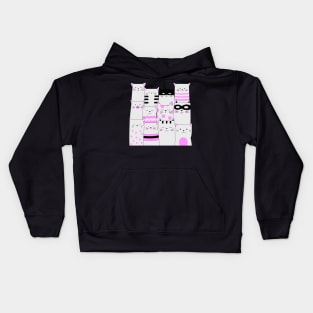 pinky cats Kids Hoodie